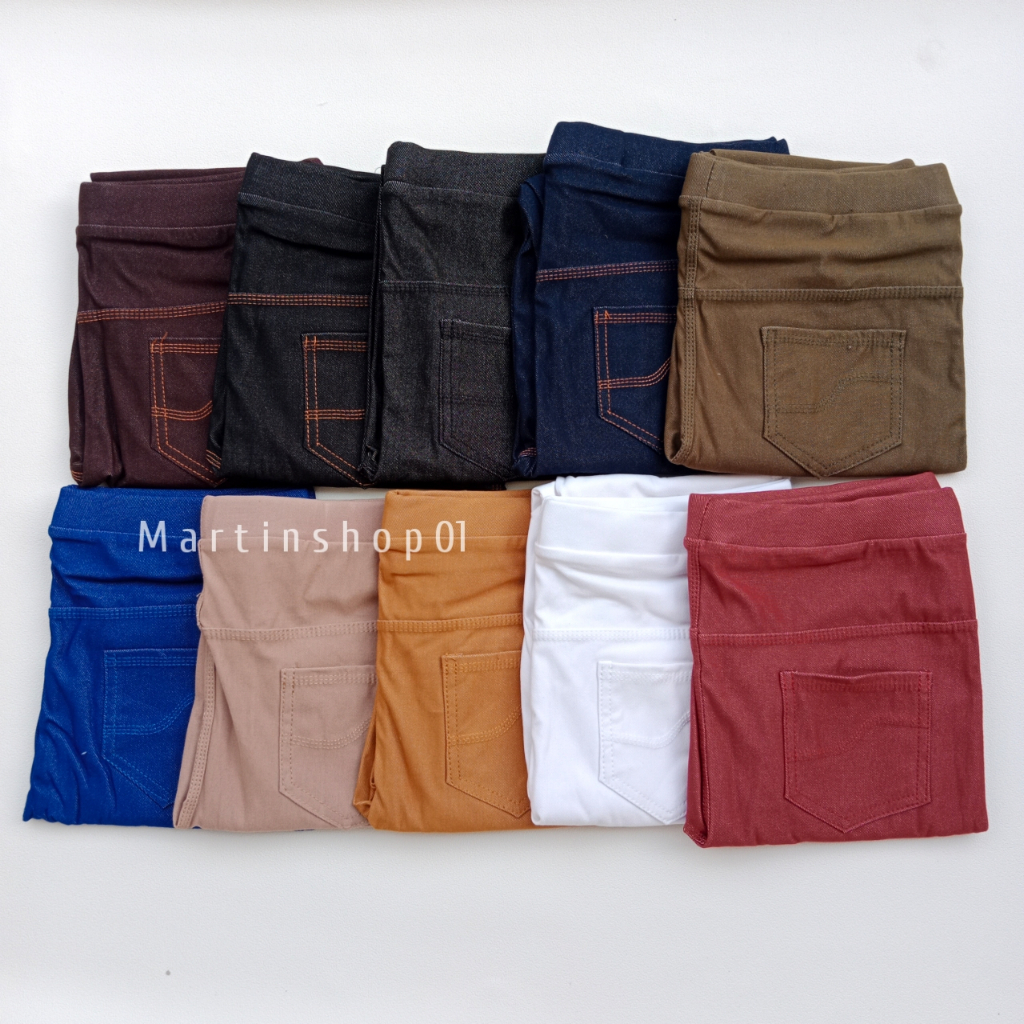 LEGGING PANJANG LEVIS DENIM TEBAL L XL XXL XXXL / LEGGING PANJANG WANITA / CELANA PANJANG LEGGING LEVIS