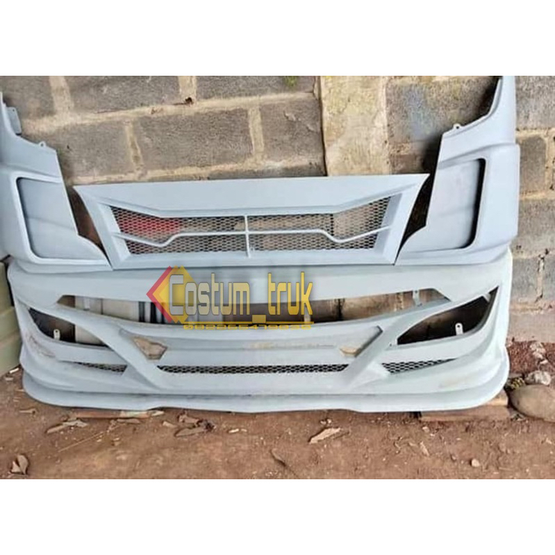 Bemper pipi gril canter