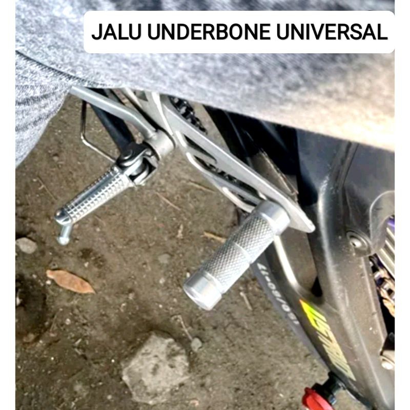 JALU PIJAKAN STEP UNDERBONE JALU FOOTSTEP UNDERBONE UNIVERSAL DRAT 12 DAN 14 JALU UNDERBON MOTOR JAL