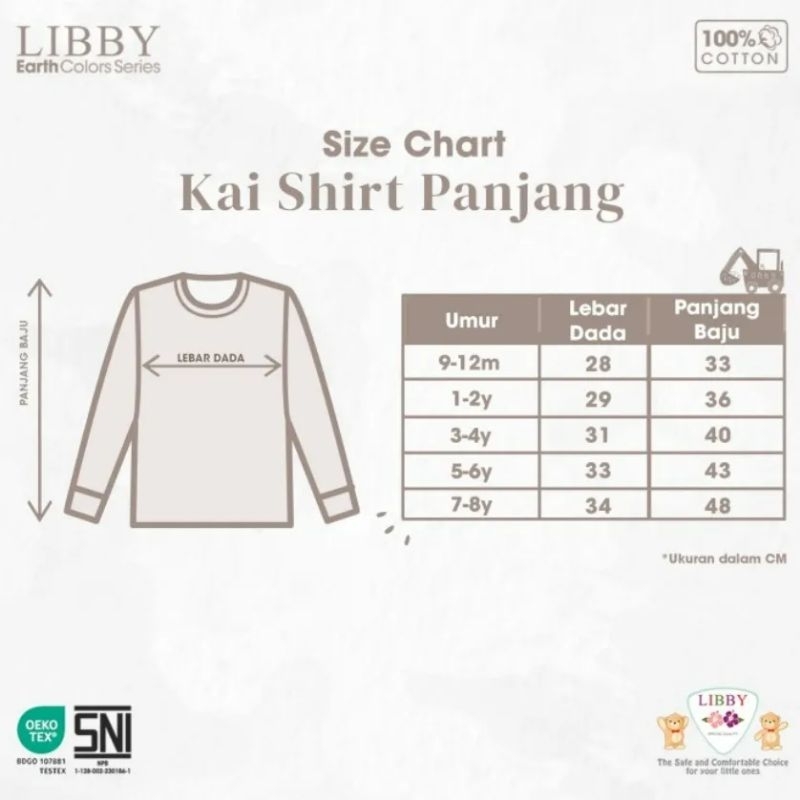 Libby Kai Shirt /Baju Atasan Anak