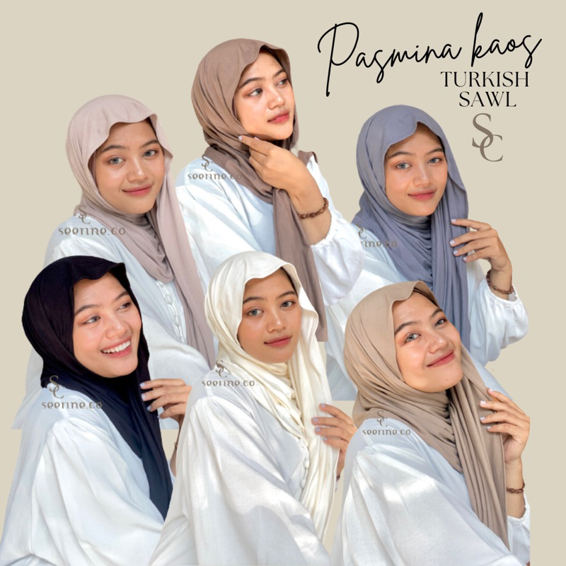 Seerine- Pasmina Turkish Shawl//Pasmina Kaos Premium