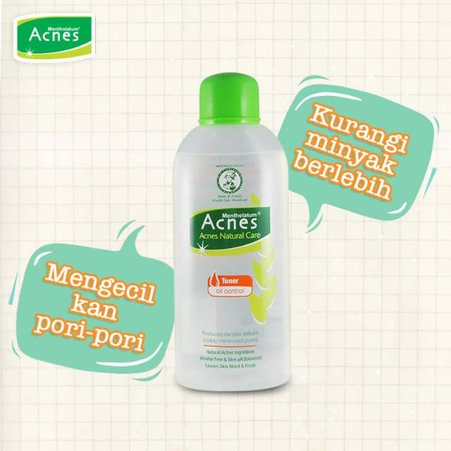[BPOM] Acnes Oil Control Toner 110ml / Acnes Powder Lotion 100ml / Acnes Milk Cleanser 110ml / Acnes Natural Care / MY MOM