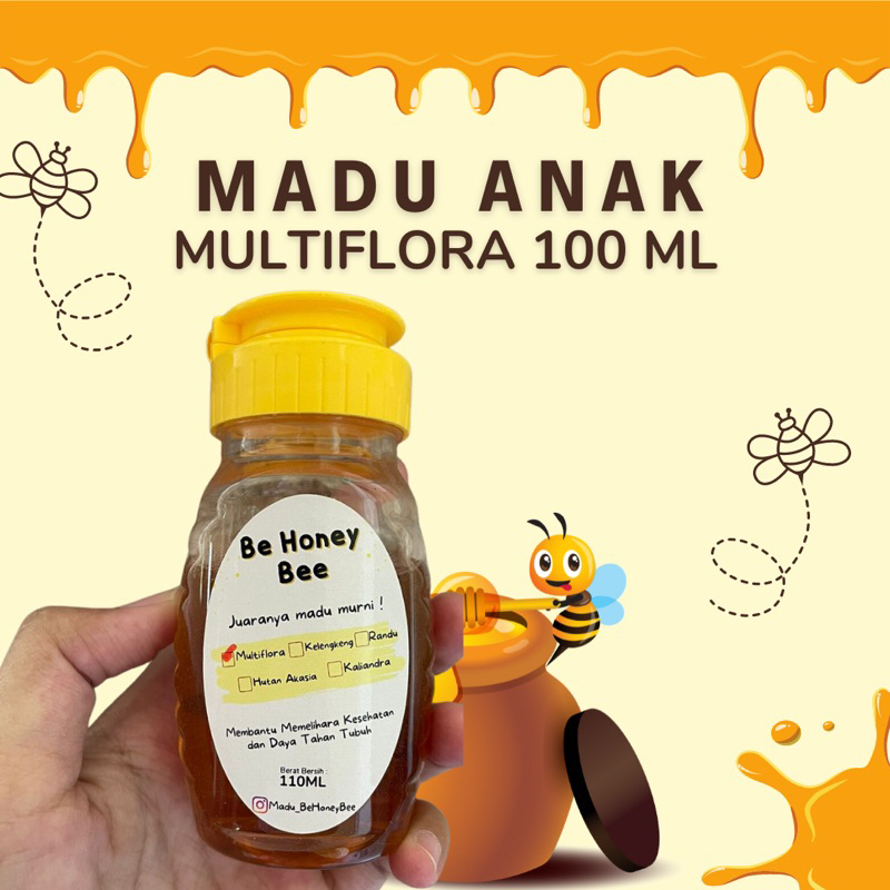 

Be Honey bee Madu Anak Multiflora 150gram Raw Honey Flashsale