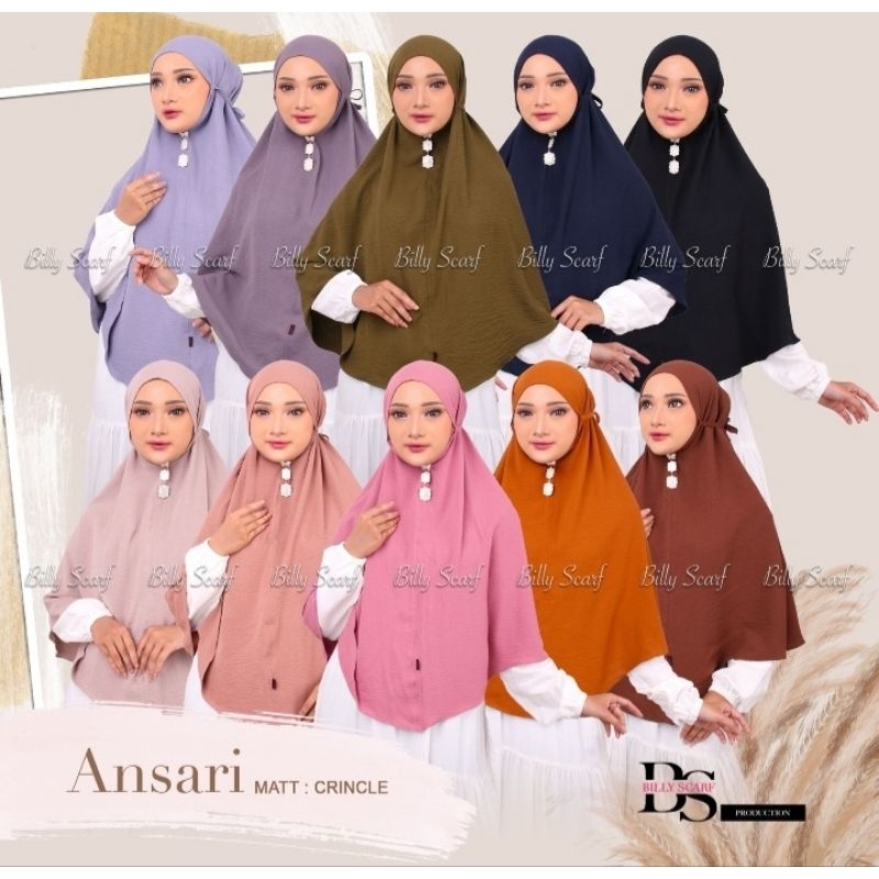 HIJAB KHIMAR ANSARI ORI BILLY SCRAF