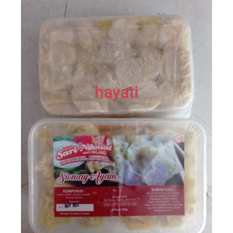 siomay ikan dan siomay ayam frozen food