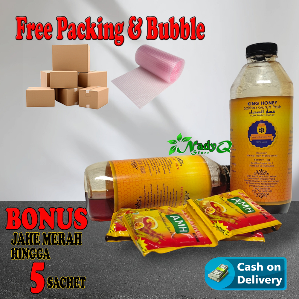 

King Honey Madu Mesir Sokhro Gurun Pasir Asli Import 250 Gram