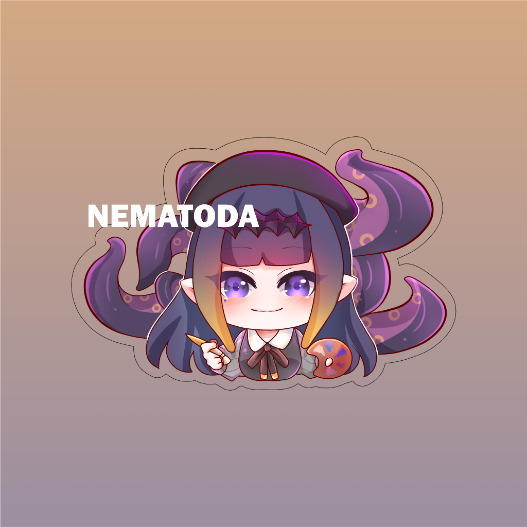 Gantungan Kunci Anime Hololive Ninomae Ina'nis - Keychain Anime Hololive Ninomae Ina'nis