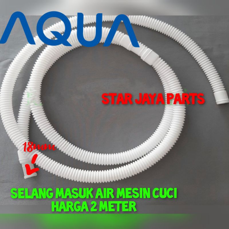 [2METER]Selang masuk air mesin cuci Aqua 2 tabung