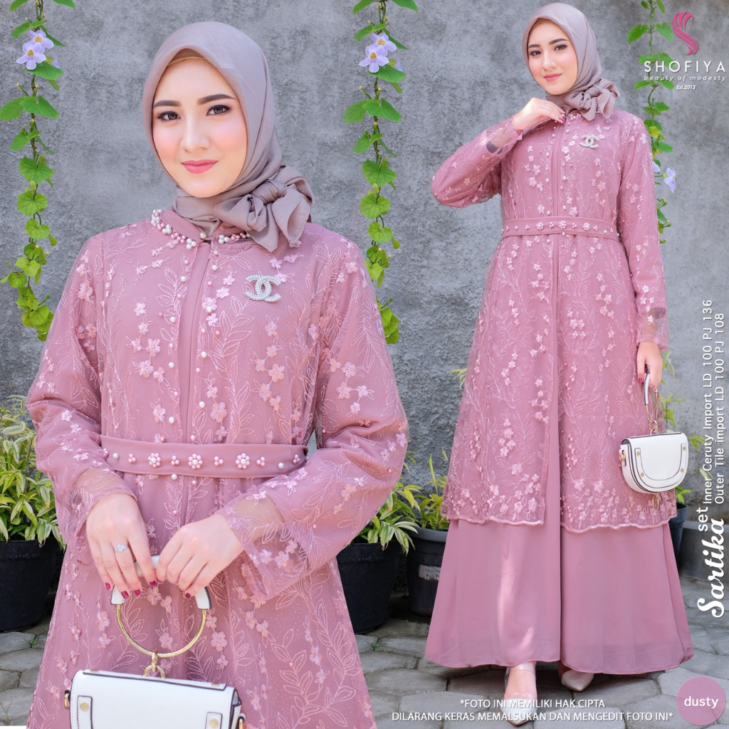 SARTIKA SET | GAMIS PESTA| GRESS KONDANGAN | BAJUPESTASYARI | DRESSCODE |
