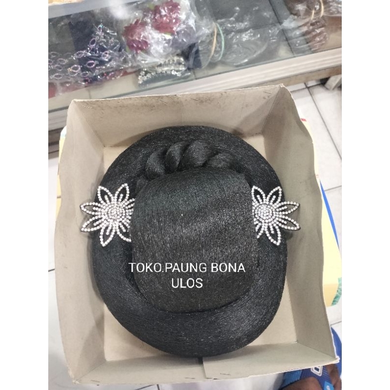 KONDE/SANGGUL DEWI MODERN BESAR WARNA HITAM +ACCEASORIES.