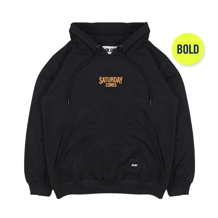 HOOLIGANS Hoodie Bold Saturday Comes - Black