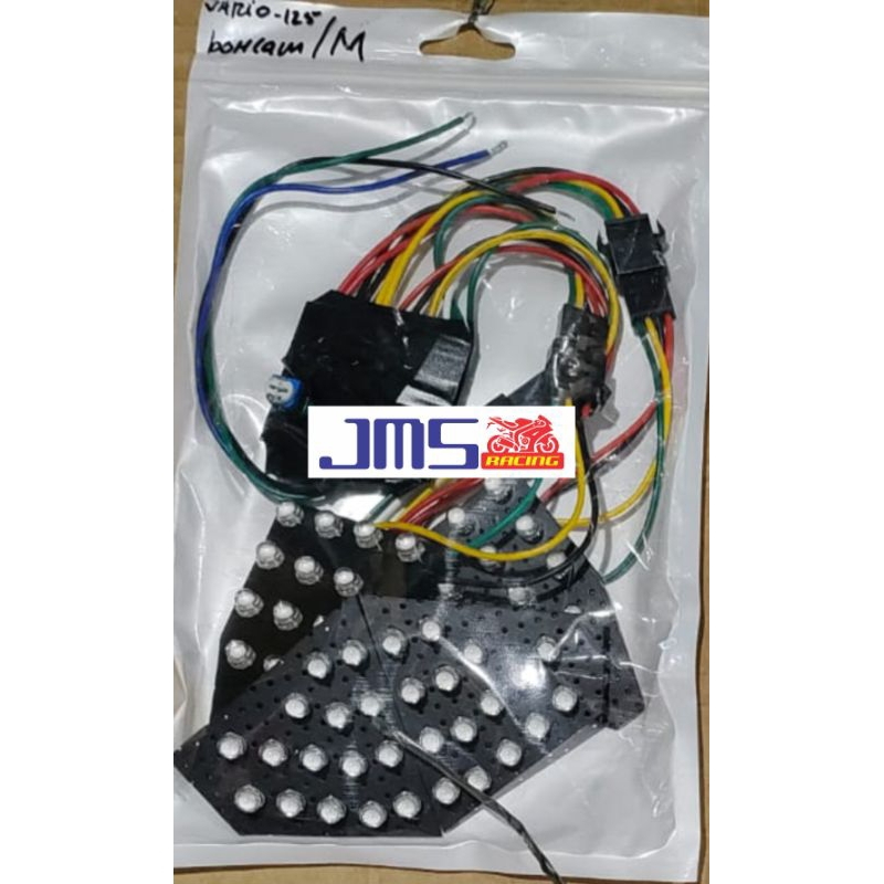 lampu running stop belakang stoplamp running 10 mode otomatis vario125 bohlam old