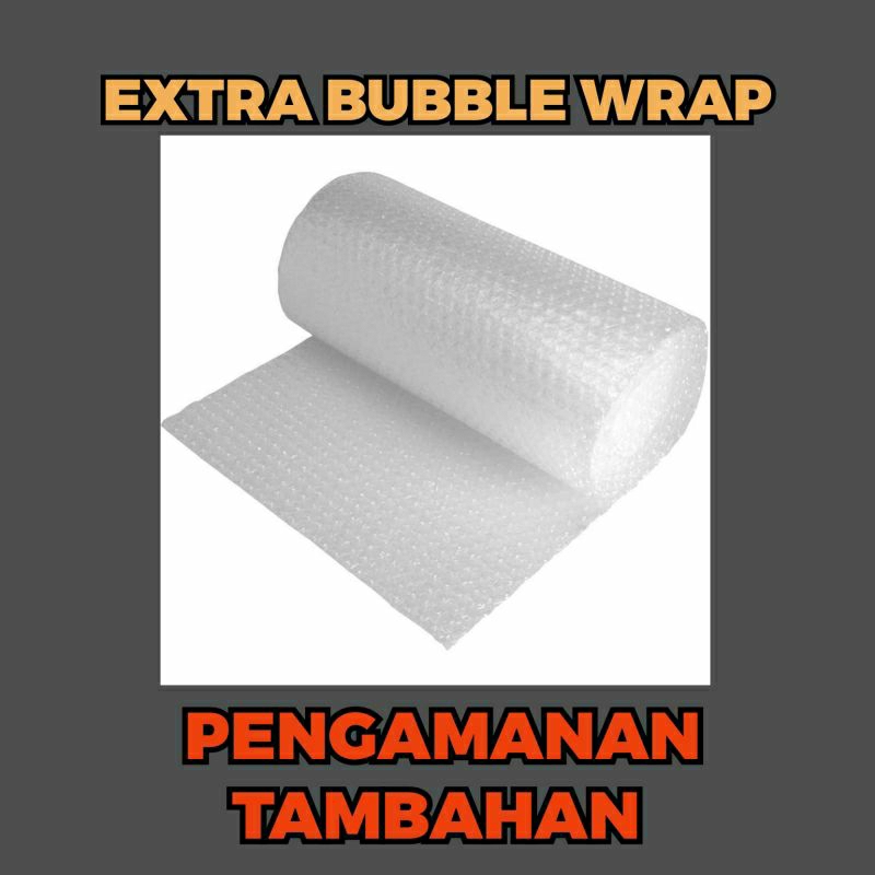 BUBBLE WRAP UNTUK PENGAMAN TAMBAHAN PACKING AGAR PAKET LEBIH AMAN