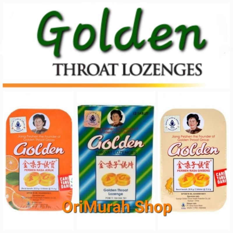 

Permen Golden Throat Lozenges Original Jeruk Ginseng Obat Permen Herbal Golden Throat Lozenge 12 Tablet Pereda Panas Dalam Sakit Tengorokan Penyegar Nafas