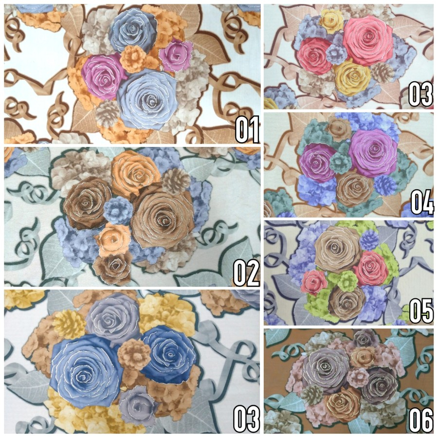 Promo Kain Bludru Beludru Velvet Print Motif Bunga Kembang - Simona (Sofa, Kursi, Jok, Sarung