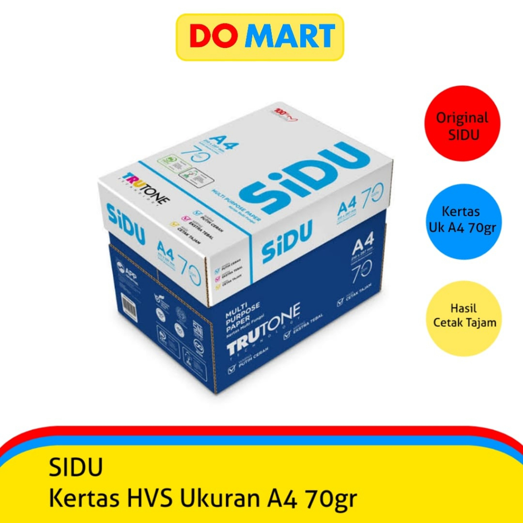 

Kertas SIDU HVS 70gr