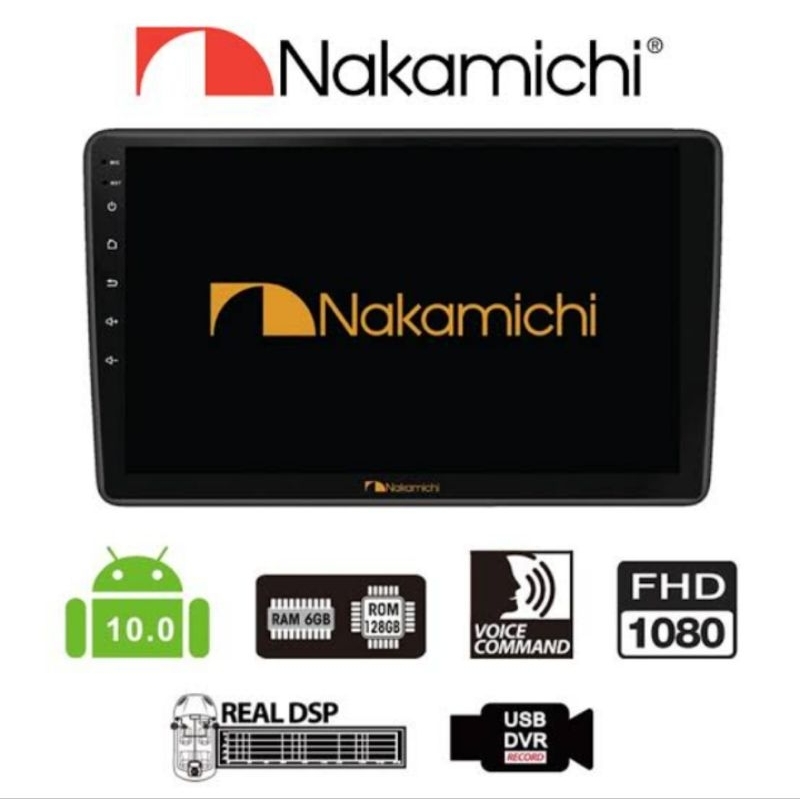 Android 9" Nakamichi Elite Pro 6GB/128GB