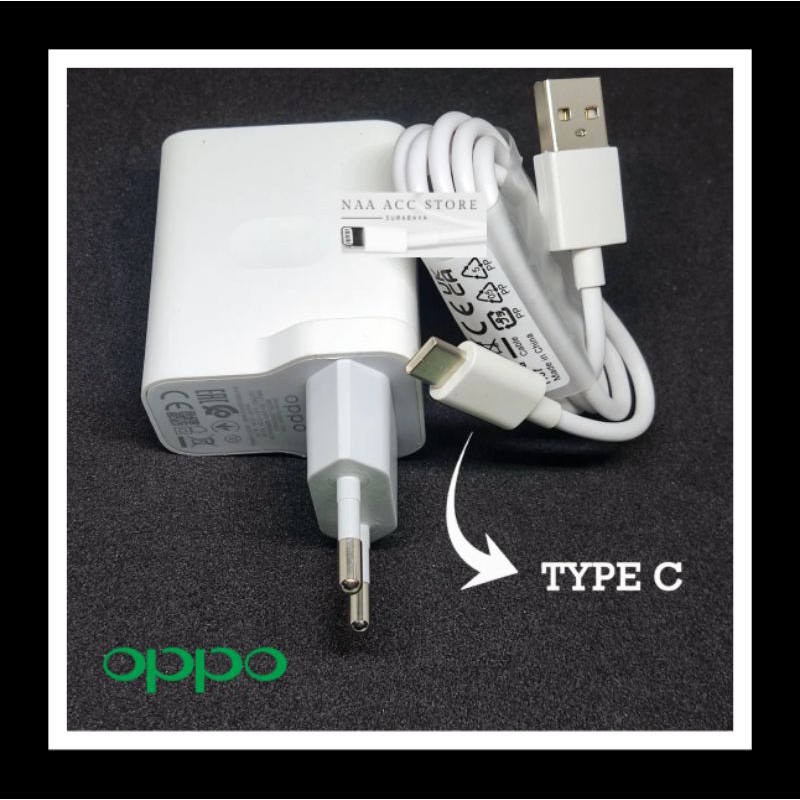 ( GARANSI 1 BLN ) CHARGER OPPO TIPE C TYPE C 18W 18 WATT A52 A53 A54 A55 A91 A92 A5 2020 A9 2020 FASTCHARGING