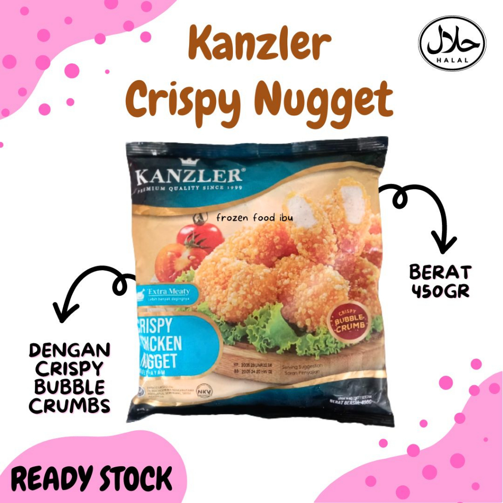 

Kanzler Crispy Nugget Naget Ayam Krispi Crispy Bubble Crumbs 450gr Frozen Food Banjarmasin