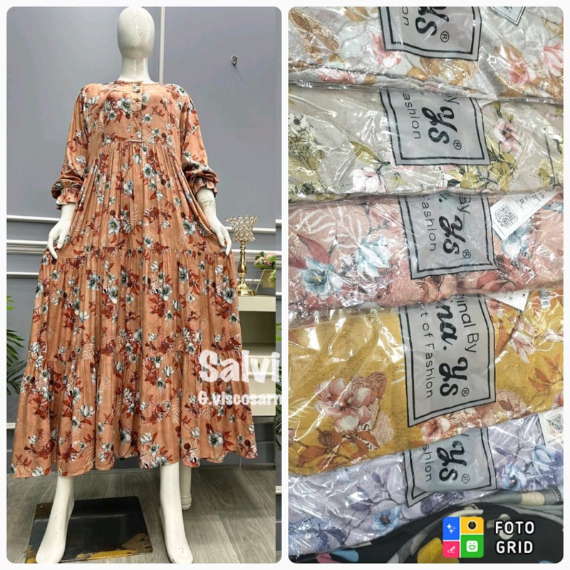 HomeDress Salvina motif terbaru // by; salvina.ys Ori