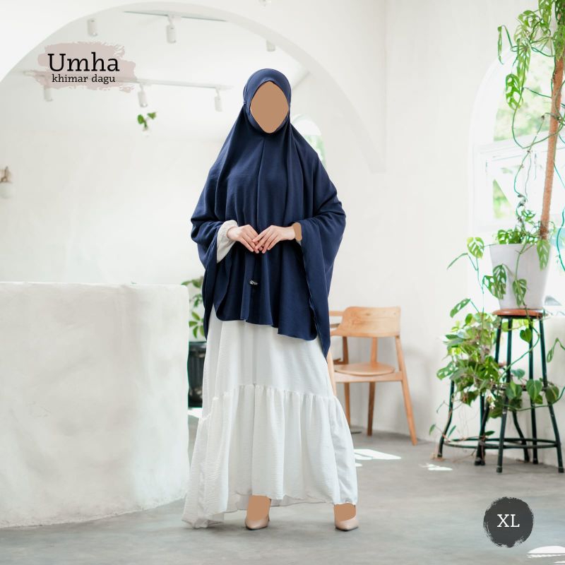 UMHA KHIMAR DAGU CRINKLE AIRFLOW BY UKHIJAB