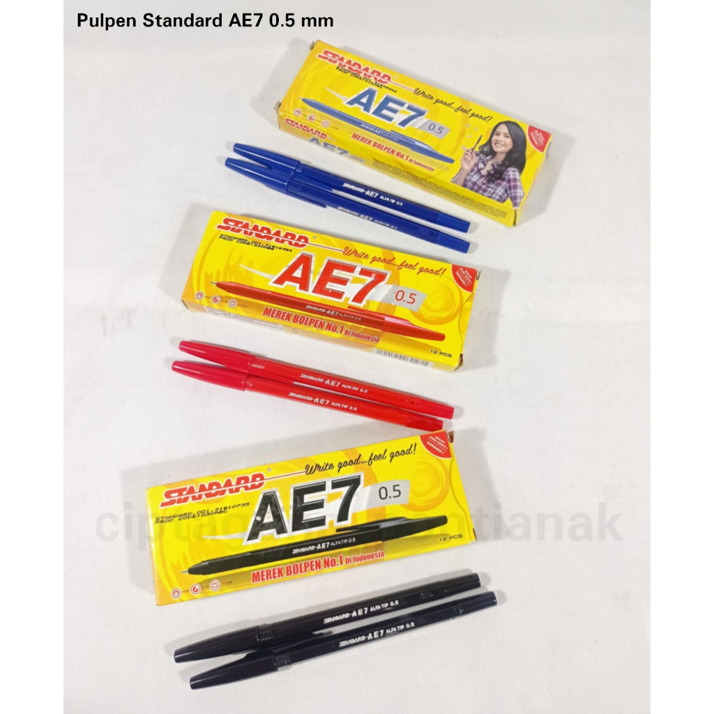 

PULPEN / PEN STANDARD AE7 0.5 MM - MURAH!!!