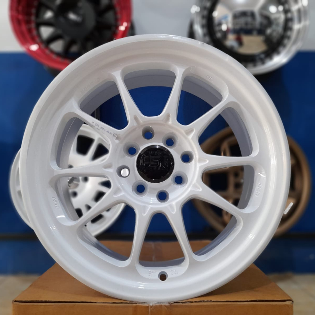 Velg Racing Hsr R16 Baut 4 Mobil Brio Ayla Calya Mobilio Vios Jaaz dll Velg Hsr R16