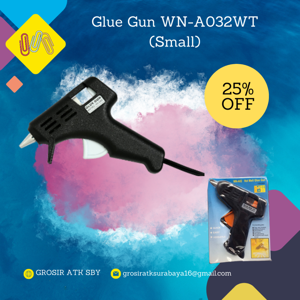 

Alat Lem Tembak / Glue Gun WN - A032WT (Small)