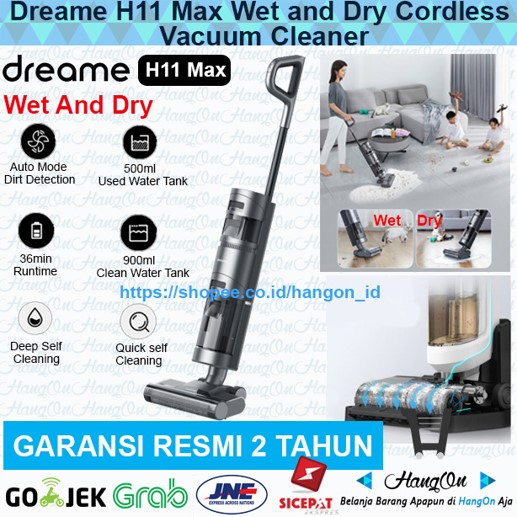 Dreame H11 Max Wet and Dry Cordless Vacuum Cleaner Mop Alt Tineco Mi