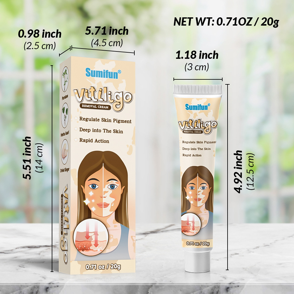 Vitiligo salep vitiligo obat vitiligo Vitiligo treatment cream vitiligo cream Vitiligo/bintik keringat/chloasma/bintik hitam tidak ada efek samping BPOM 20g