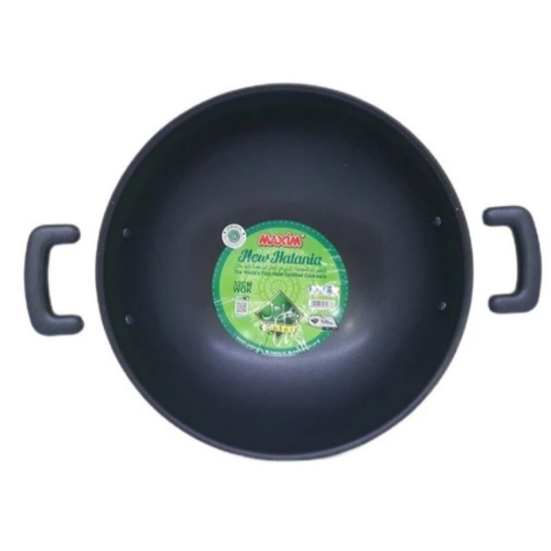Maxim Halania Wok Anti Lengket Wajan Penggorengan 32 Cm