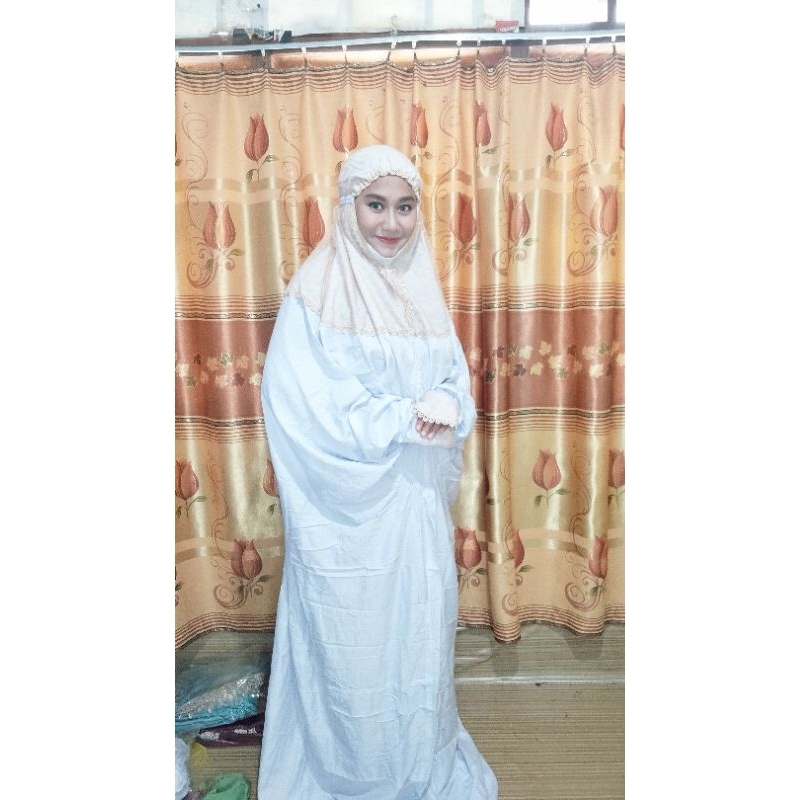 Mukena Aisyah Mukena Rayon PREMIUM Mukena Rayon mix Renda