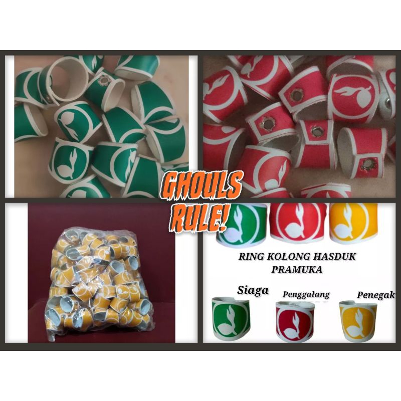 Ring lingkar Hasduk Pramuka sekolah SD SMP SMA grisir ECER pria wanita