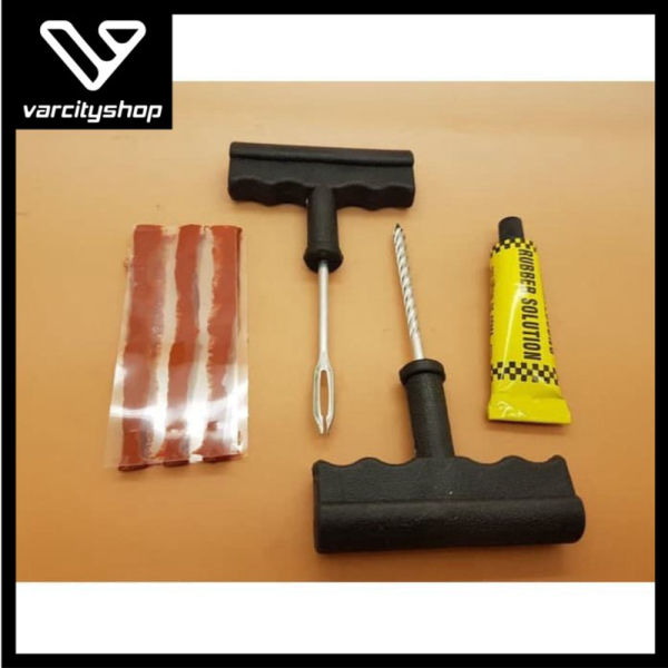 F23 Alat Tambal Ban Tubeless Set Tubless Tambal Ban Mobil Ban Motor VA418