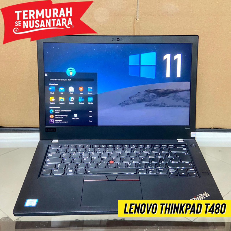 Lenovo Thinkpad T410 T420 T430 T440 T450 T460 T460s T470 Core i5  Ram 8GB Ssd 256GB 14&quot; Win 10 Mulus Bergaransi Panjang 100% Original