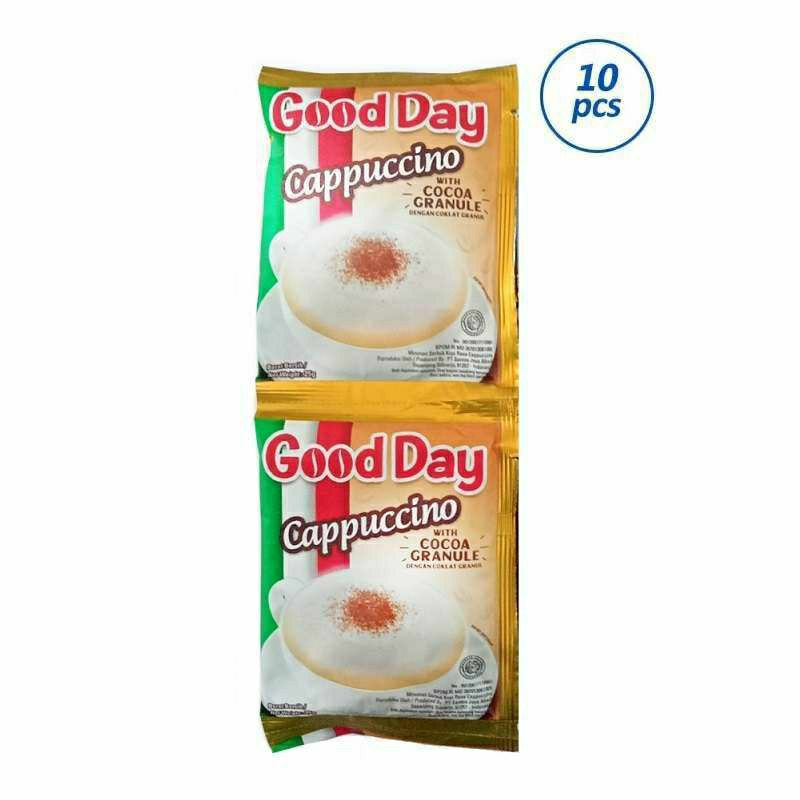 

Good Day Cappuccino Kopi Instan 25 g [10 Sachet/ 1 Renceng]