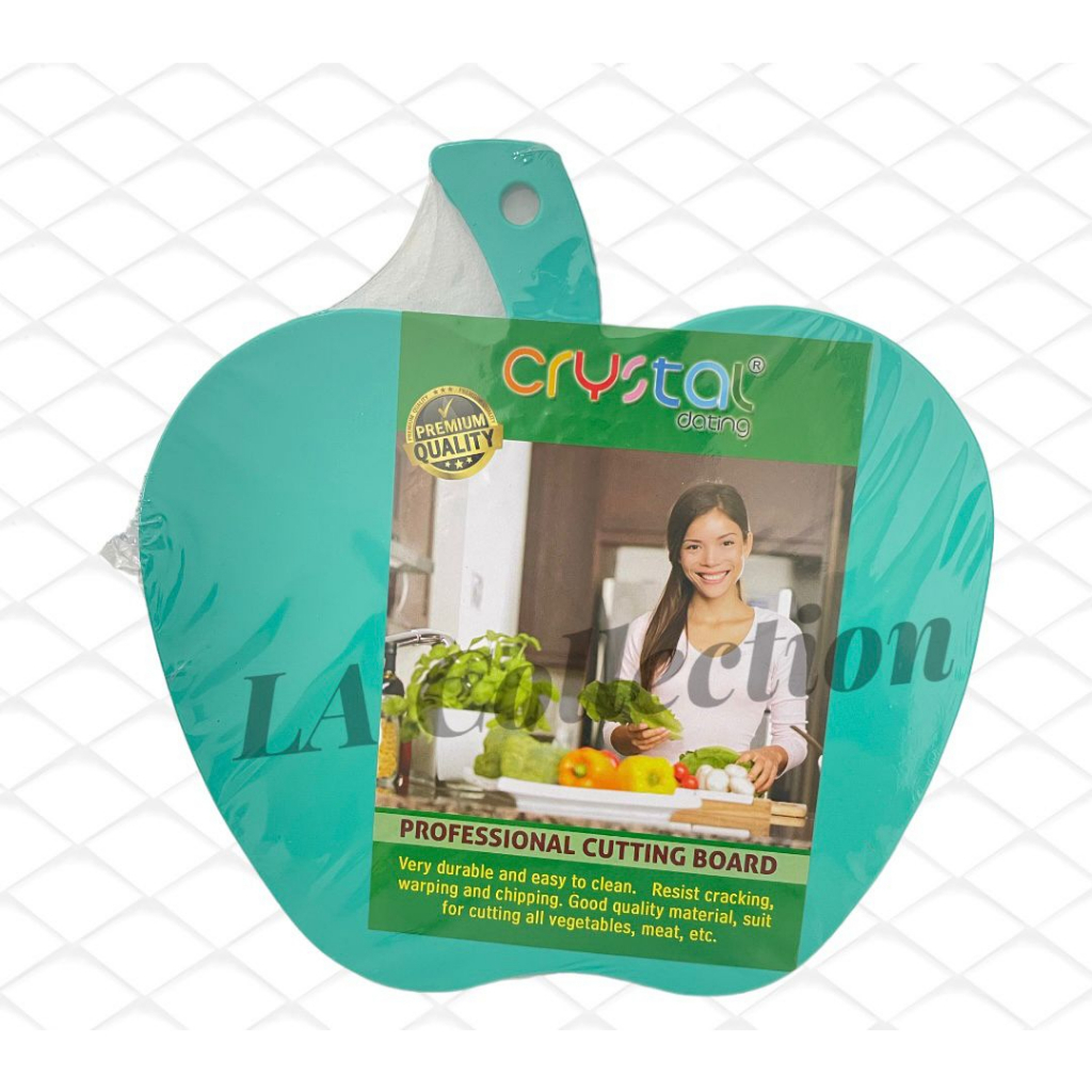 Talenan Plastik Tebal Crystal Model Apel / Talenan Anti Bacterial