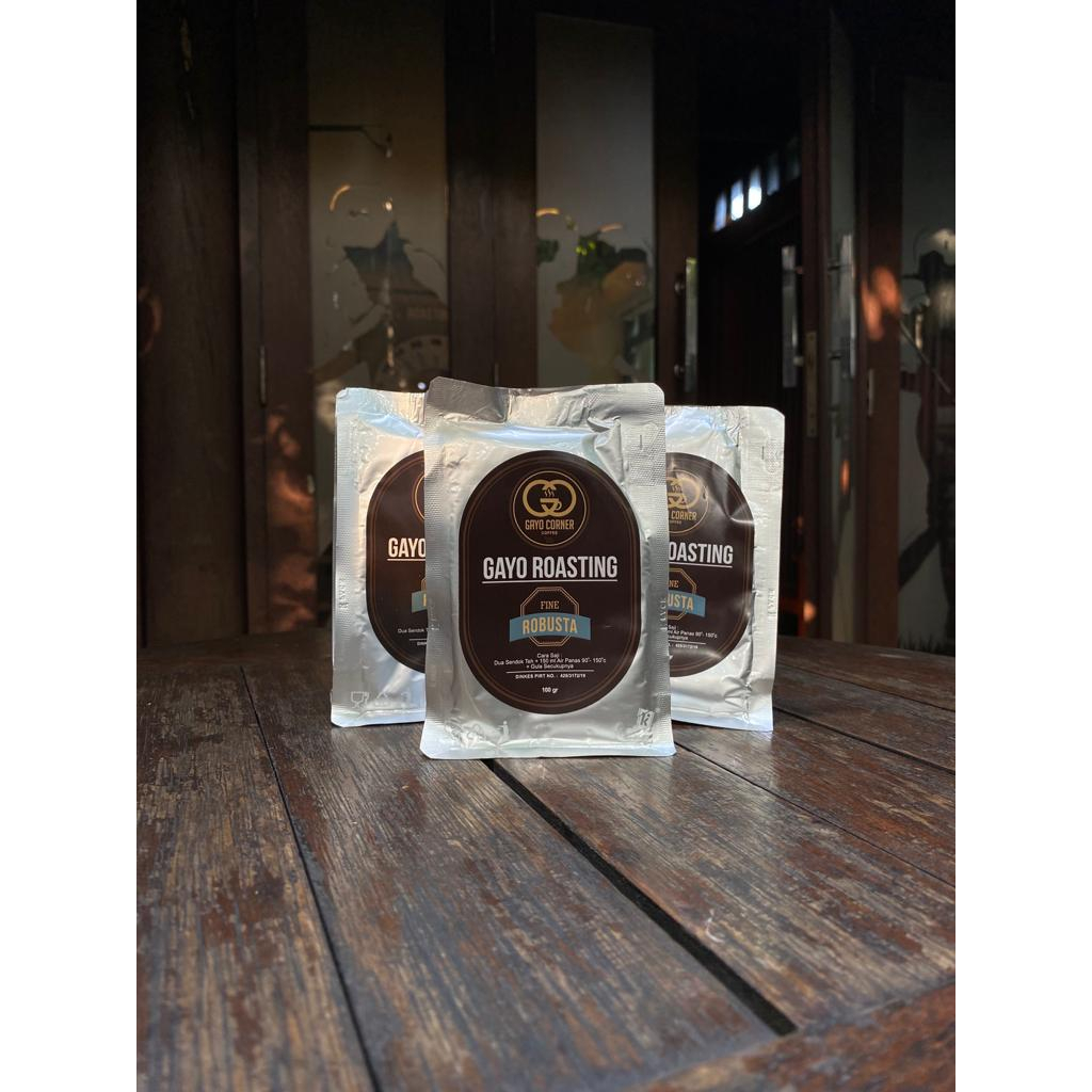 

Kopi Robusta Gayo Aceh Arabica Coffee Roast Bean 100g Biji Bubuk