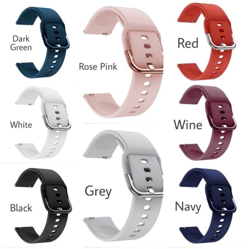 Strap Realme Watch 3 2022 Tali Jam Rubber Colorful Buckle Model Active