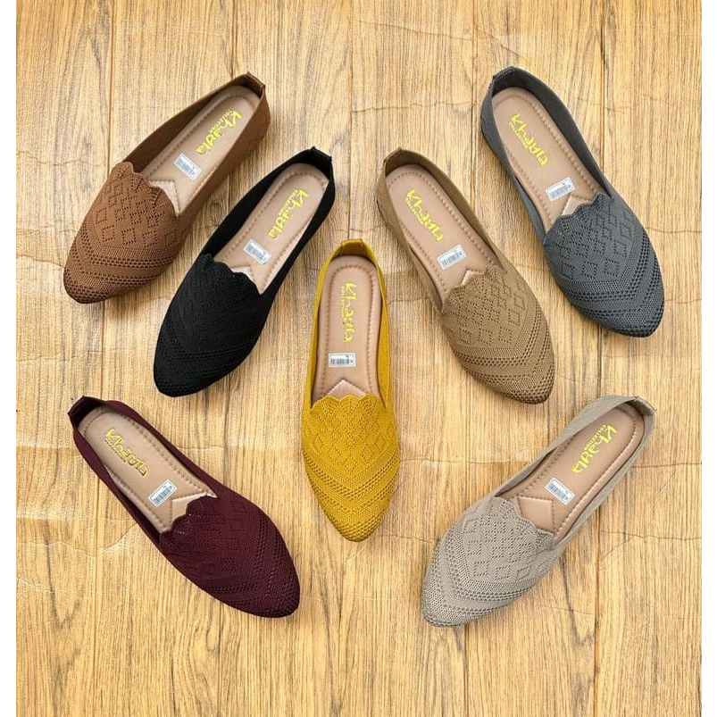 Sendal Terbaru Wanita/ Sendal Flat Wanita /Slip On Sendal Mules Wanita ( BAPAU) /SELOP RAJUT IMPORT/ COCOD.IDN