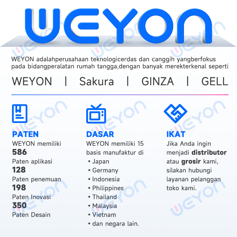 Weyon Sakura TV LED 24 inch HD Ready TV Digital Televisi Murah Monitor LED (TCLG-S24MWIDE)