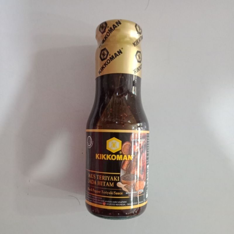 

Kikkoman saus teriyaki lada hitam halal 300g