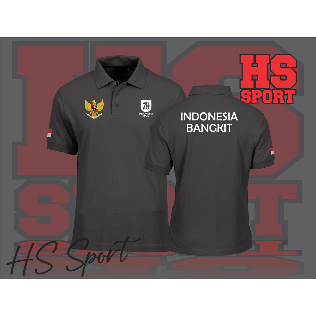 POLO 17 AGUSTUS - BAJU POLO 17 AGUSTUS LOGO GARUDA INDONESIA - BAJU POLO KERAH TYPE 21