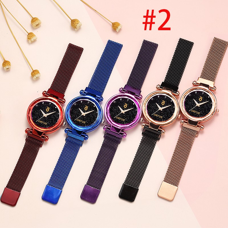 ［ready Stok］Jam Tangan Magnet Rantai Wanita Rantai Pasir