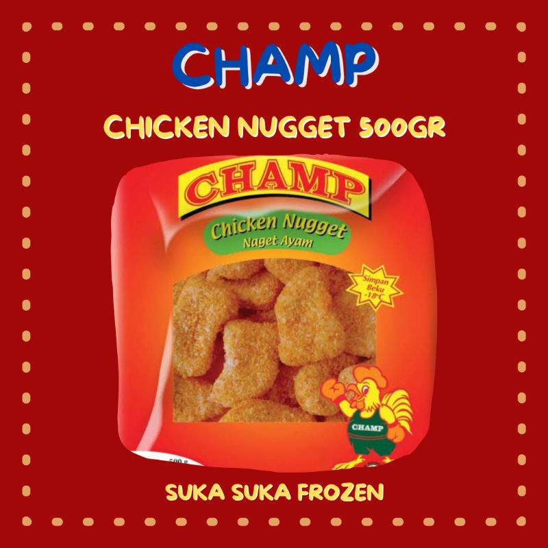 

Champ Chicken Nugget 500gr