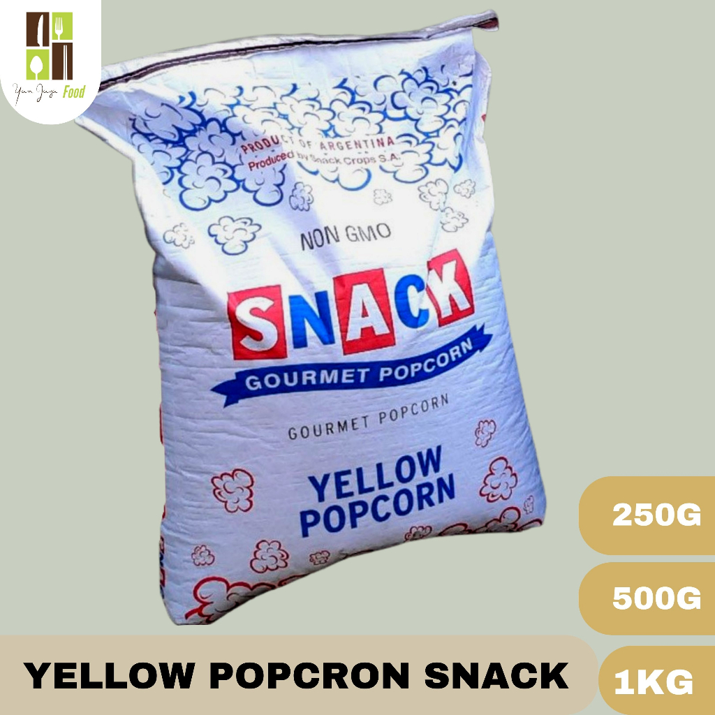 Pop Corn Snack Yellow Pop Cron / Snack Argentina Re-pack 1kg/500g/250g