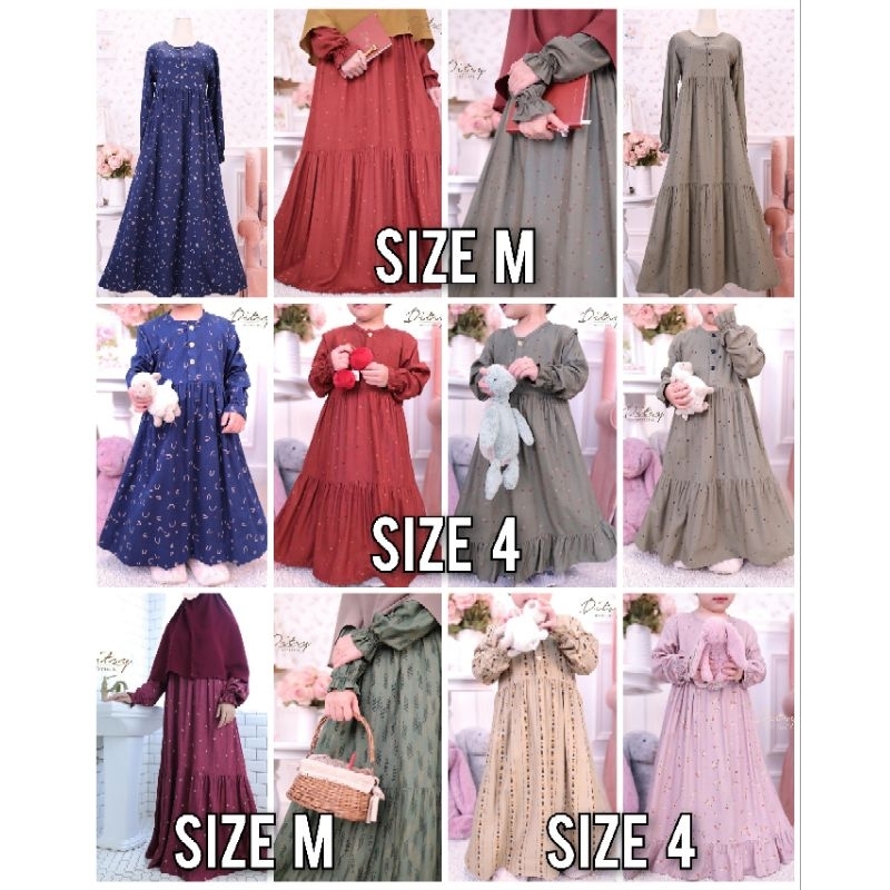 Nightgown Ditsy Official Juni 2023 Halen Navy / Maddie Green / Veta Sage / Veta Terracota / Rosen Bu