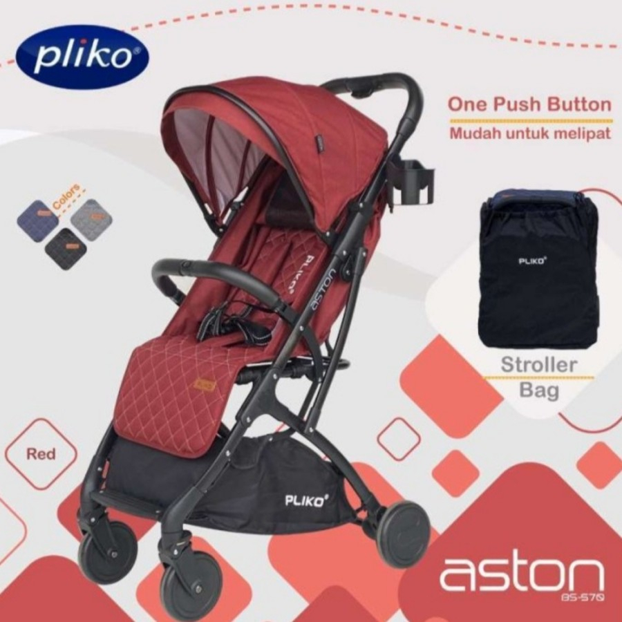 Makassar Stroller Pliko Aston 570 / Kereta Dorong Bayi