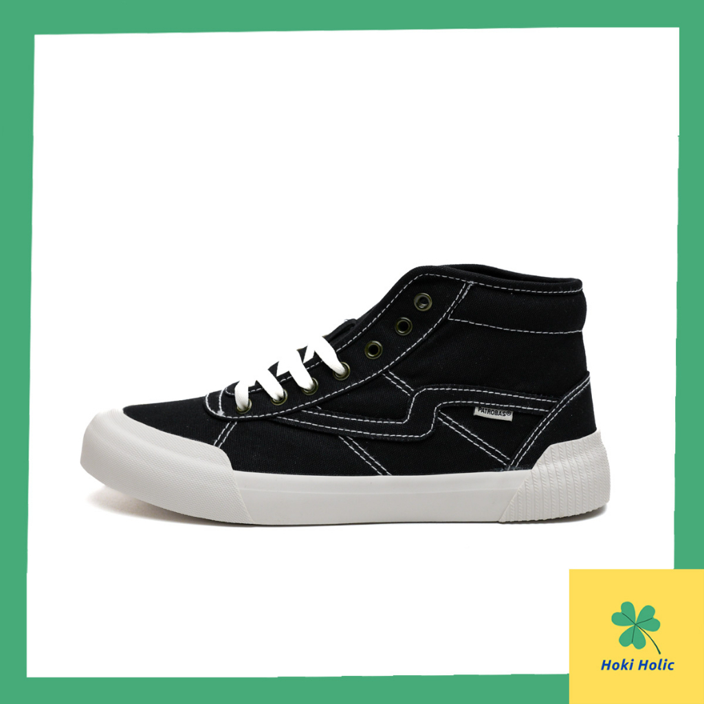 Sepatu Patrobas Equip High Black White | Sneaker Casual Pria Wanita Patrobas Original