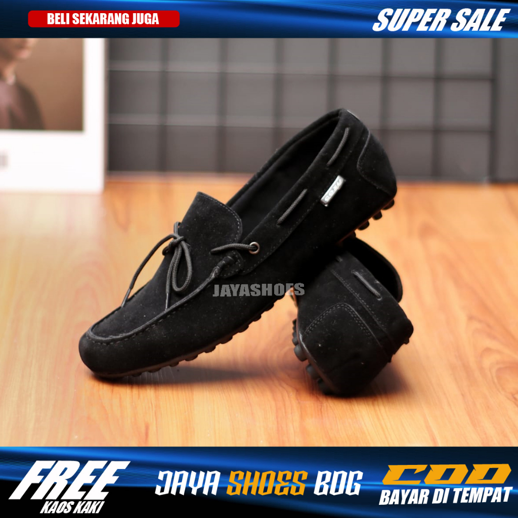 GUMI|Sepatu Kasual Slip On Pria Slop Mocasin Santai Casual Tali Cowok Murah Keren Ringan